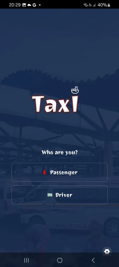 TECVO TAXI app screen 3