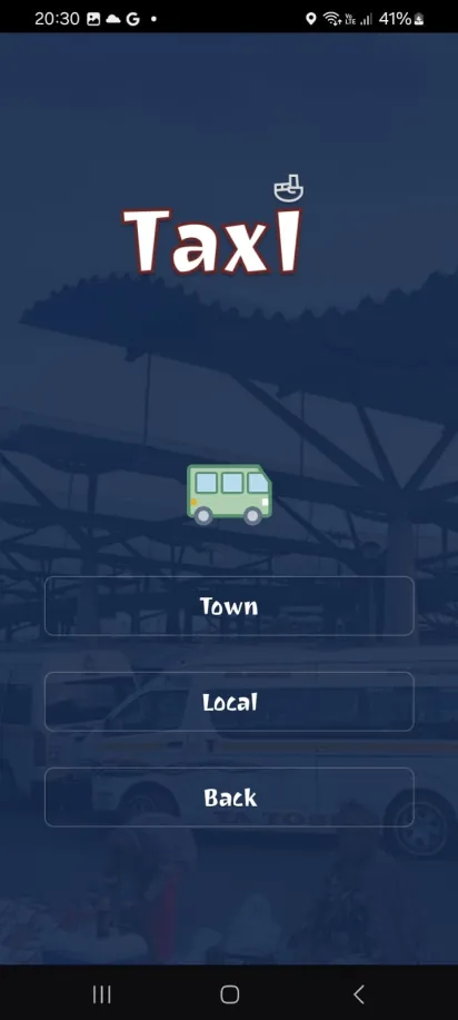 TECVO TAXI app screen 6